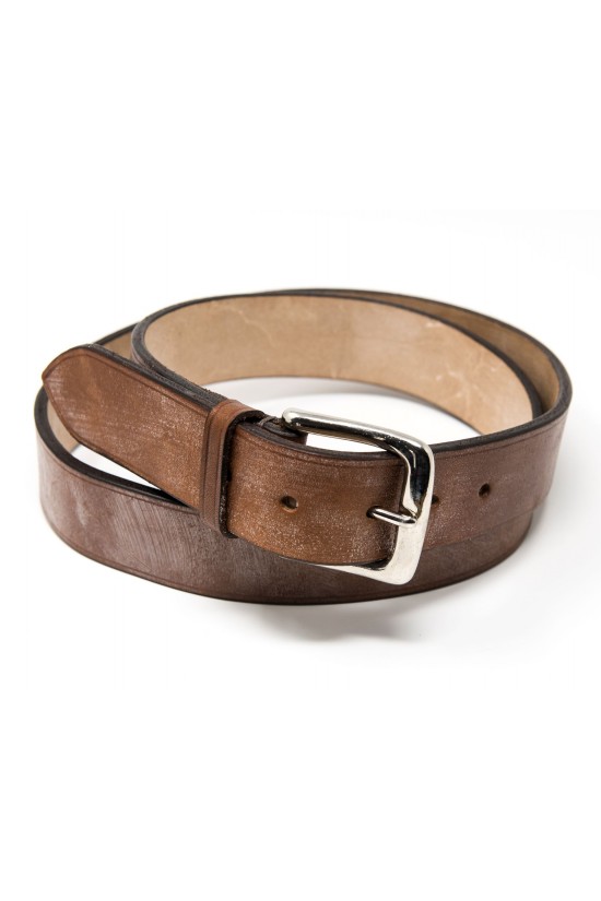 EB  Leather Belt Oak Bark and Black