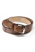 EB  Leather Belt Oak Bark and Black