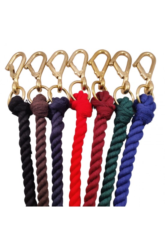 Brass Clip leadropes Made in UK